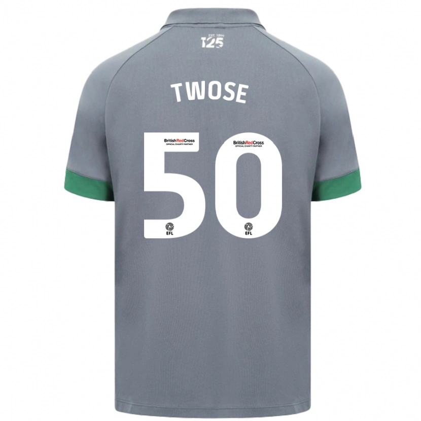 Danxen Hombre Camiseta Cody Twose #50 Gris Oscuro 2ª Equipación 2024/25 La Camisa