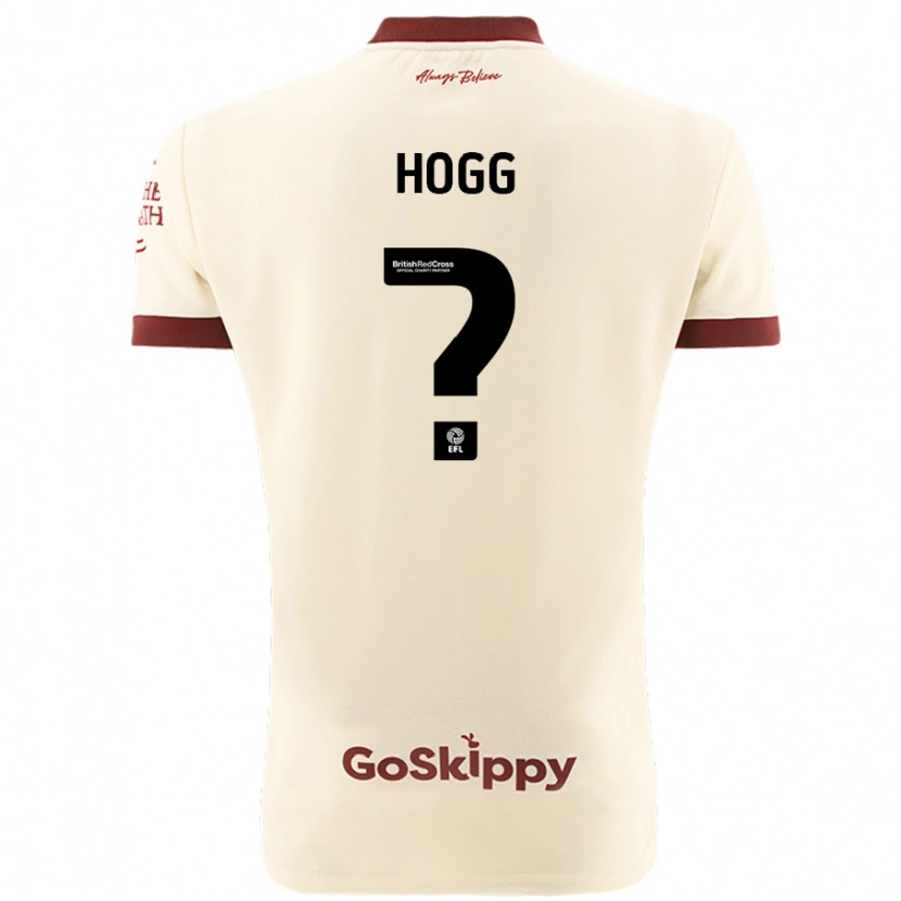 Danxen Hombre Camiseta Harry Hogg #0 Crema Blanco 2ª Equipación 2024/25 La Camisa