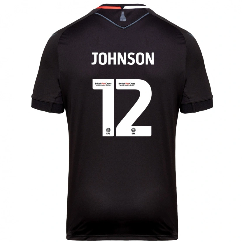 Danxen Hombre Camiseta Daniel Johnson #12 Negro 2ª Equipación 2024/25 La Camisa