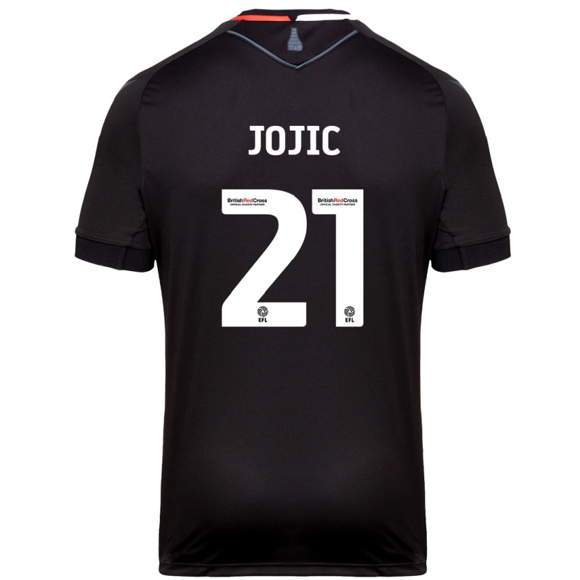 Danxen Hombre Camiseta Nikola Jojic #21 Negro 2ª Equipación 2024/25 La Camisa