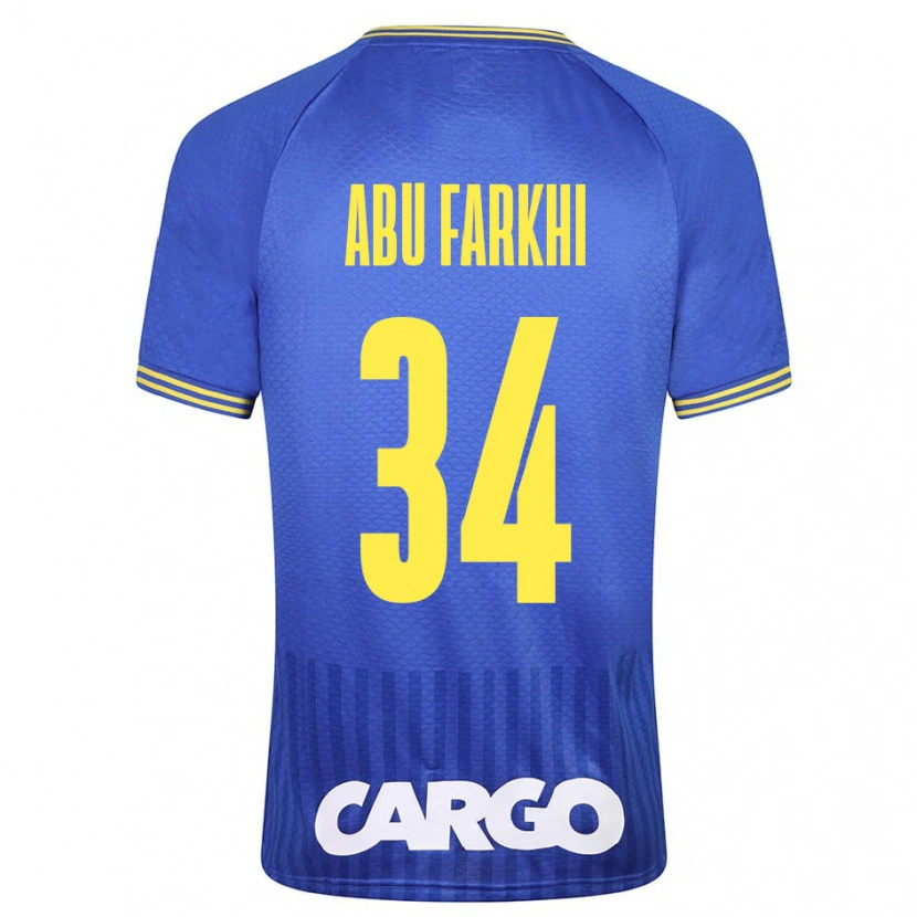 Danxen Hombre Camiseta Sayed Abu Farkhi #34 Blanco 2ª Equipación 2024/25 La Camisa