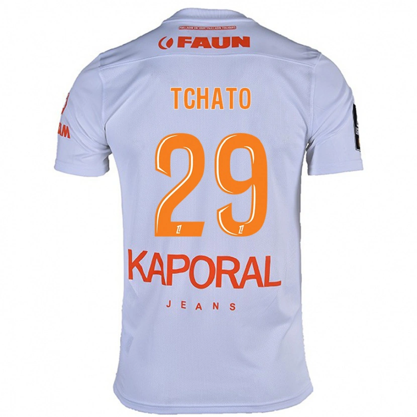 Danxen Hombre Camiseta Enzo Tchato #29 Blanco 2ª Equipación 2024/25 La Camisa