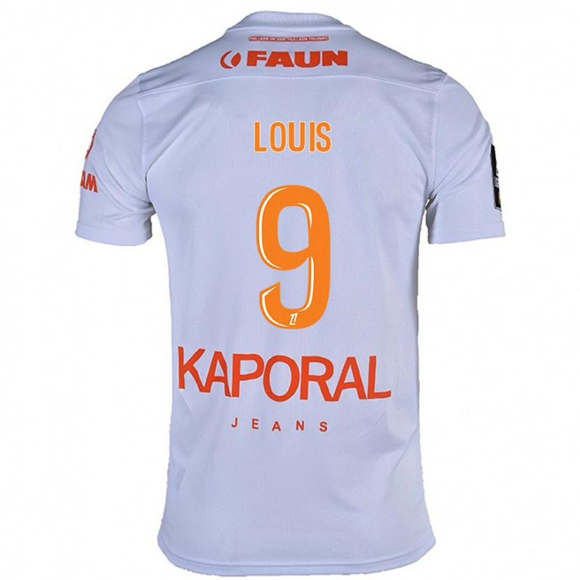 Danxen Hombre Camiseta Kethna Louis #9 Blanco 2ª Equipación 2024/25 La Camisa