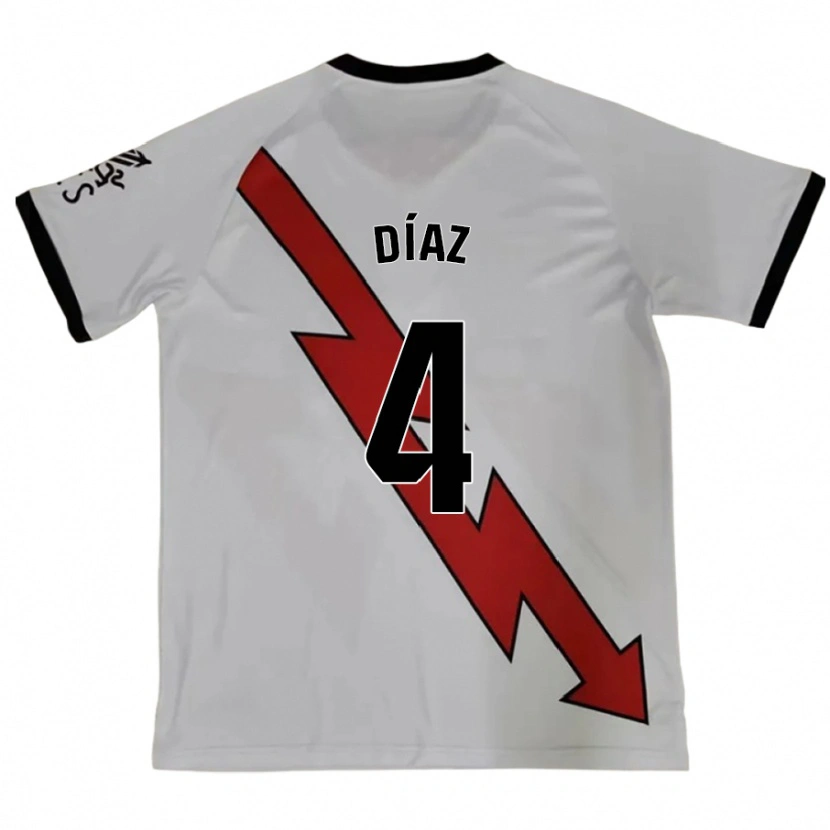 Danxen Hombre Camiseta Pedro Díaz #4 Rojo 2ª Equipación 2024/25 La Camisa