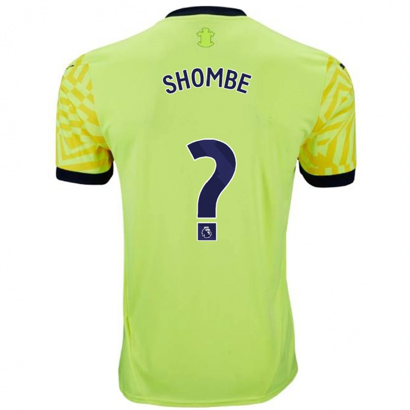 Danxen Hombre Camiseta Khiani Shombe #0 Amarillo 2ª Equipación 2024/25 La Camisa