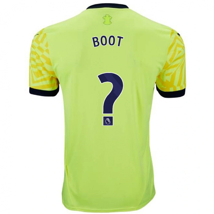 Danxen Hombre Camiseta Nathanael Boot #0 Amarillo 2ª Equipación 2024/25 La Camisa