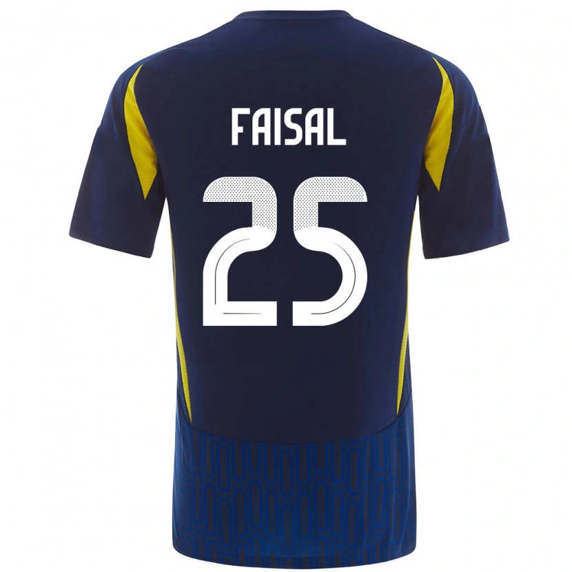 Danxen Hombre Camiseta Samira Faisal #25 Azul Amarillo 2ª Equipación 2024/25 La Camisa