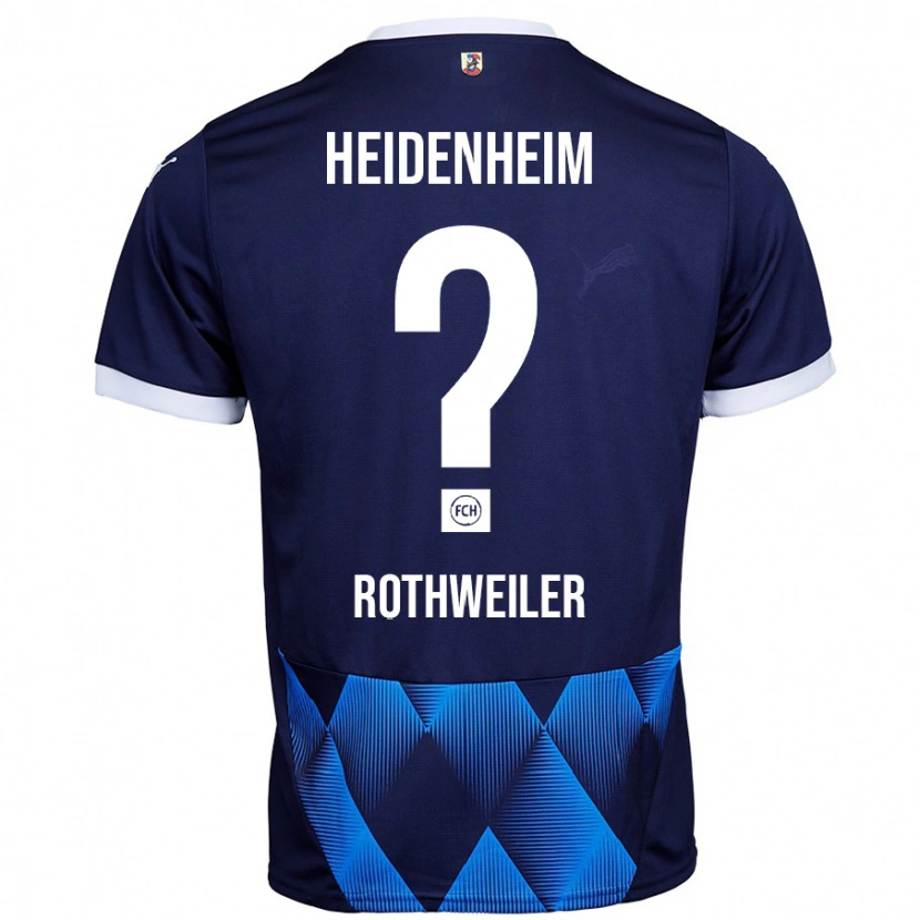 Danxen Hombre Camiseta Nick Rothweiler #0 Azul Marino Oscuro 2ª Equipación 2024/25 La Camisa