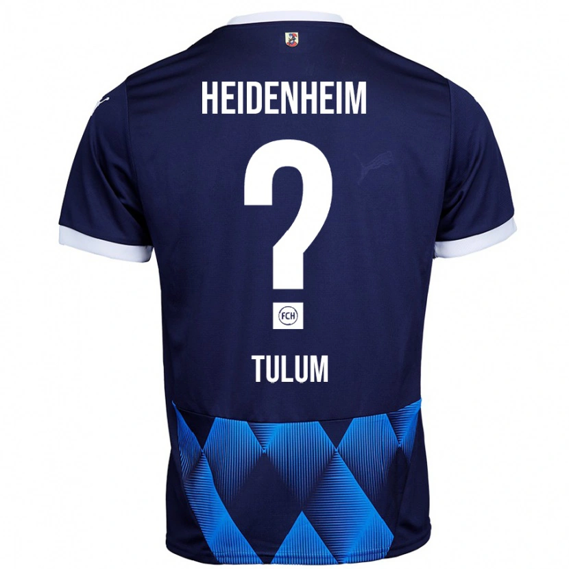 Danxen Hombre Camiseta Melih Tulum #0 Azul Marino Oscuro 2ª Equipación 2024/25 La Camisa