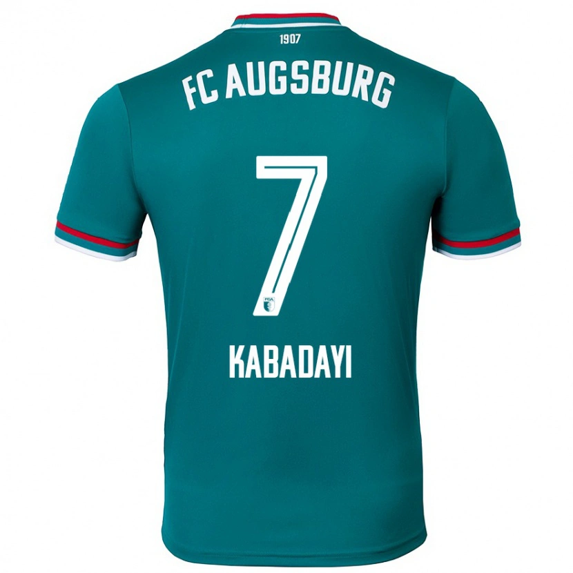 Danxen Hombre Camiseta Yusuf Kabadayi #7 Verde Oscuro 2ª Equipación 2024/25 La Camisa