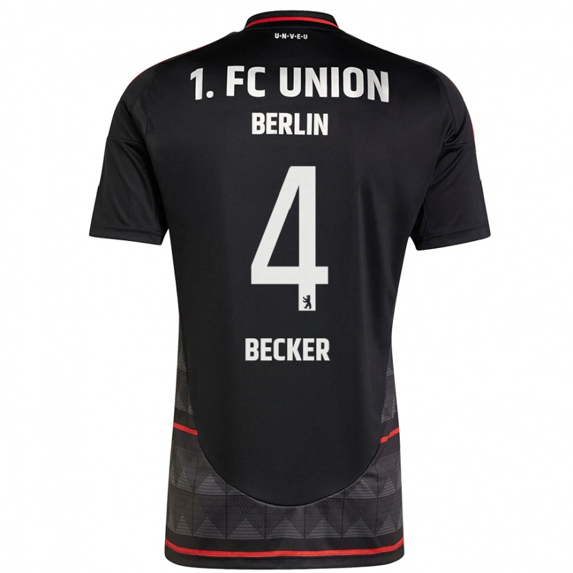 Danxen Hombre Camiseta Marie Becker #4 Negro 2ª Equipación 2024/25 La Camisa