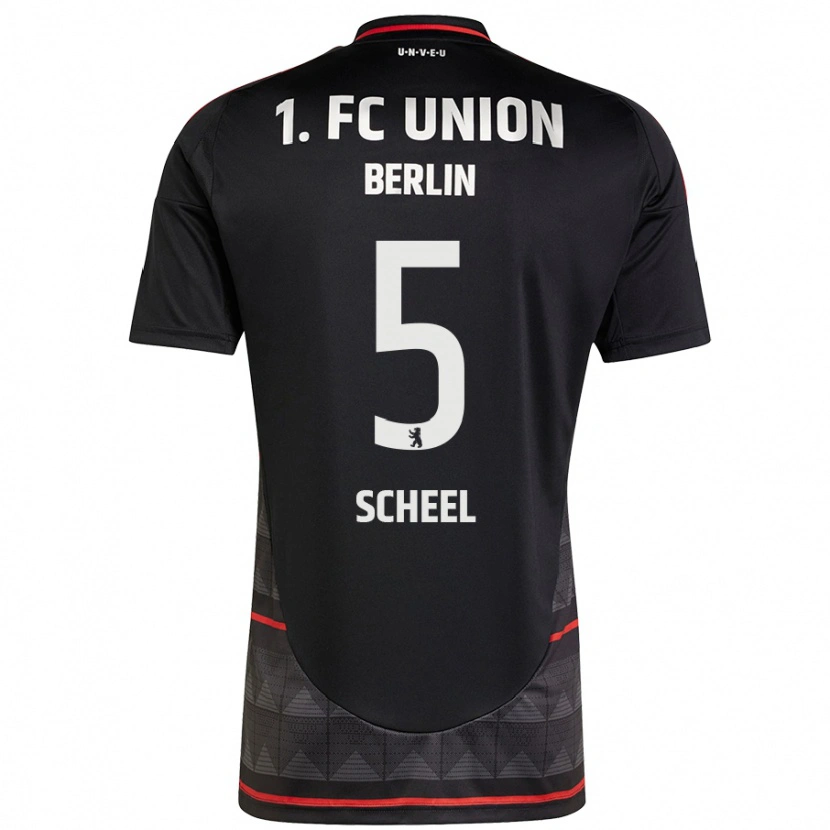 Danxen Hombre Camiseta Luca Scheel #5 Negro 2ª Equipación 2024/25 La Camisa