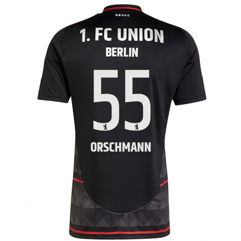 Danxen Hombre Camiseta Katja Orschmann #55 Negro 2ª Equipación 2024/25 La Camisa