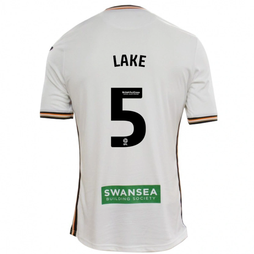 Danxen Mujer Camiseta Ellie Lake #5 Blanco 1ª Equipación 2024/25 La Camisa