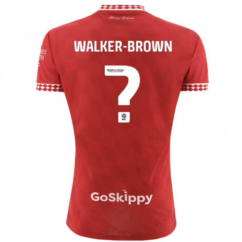 Danxen Mujer Camiseta Rushon Walker-Brown #0 Rojo 1ª Equipación 2024/25 La Camisa