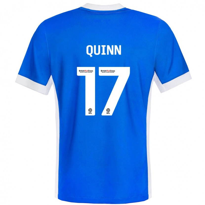 Danxen Mujer Camiseta Lucy Quinn #17 Azul Blanco 1ª Equipación 2024/25 La Camisa