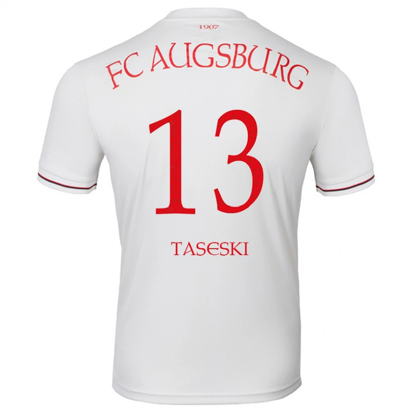 Danxen Mujer Camiseta Kristijan Taseski #13 Blanco 1ª Equipación 2024/25 La Camisa