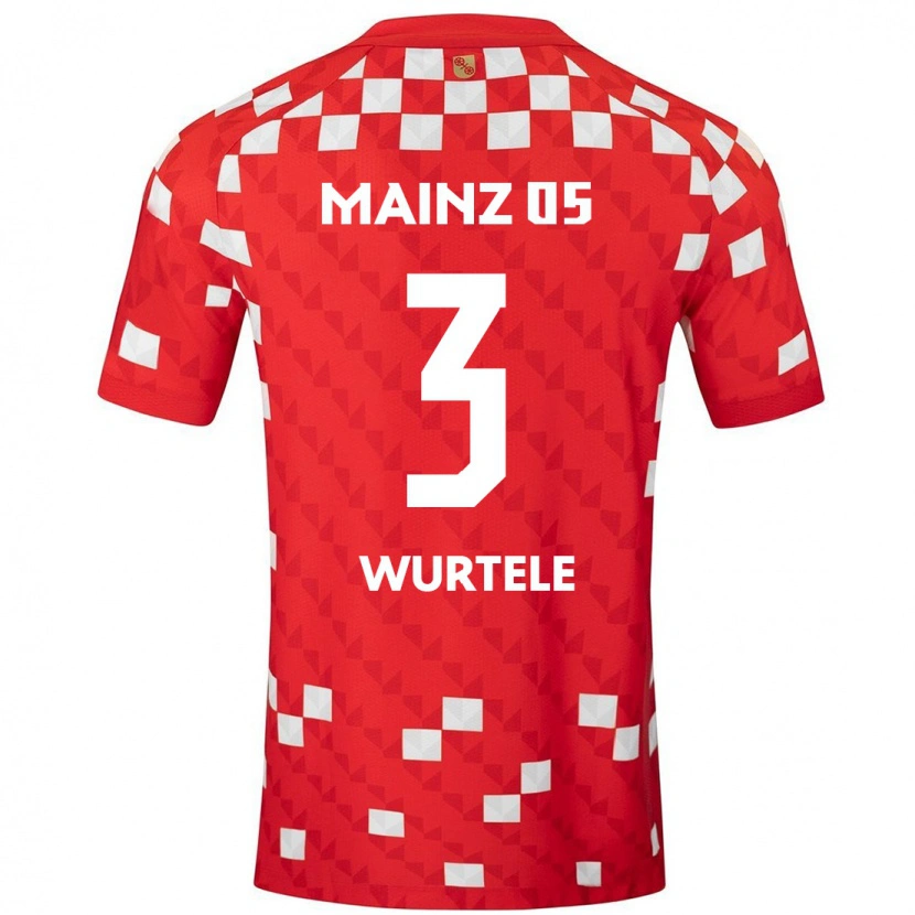 Danxen Mujer Camiseta Fabienne Würtele #3 Blanco Rojo 1ª Equipación 2024/25 La Camisa