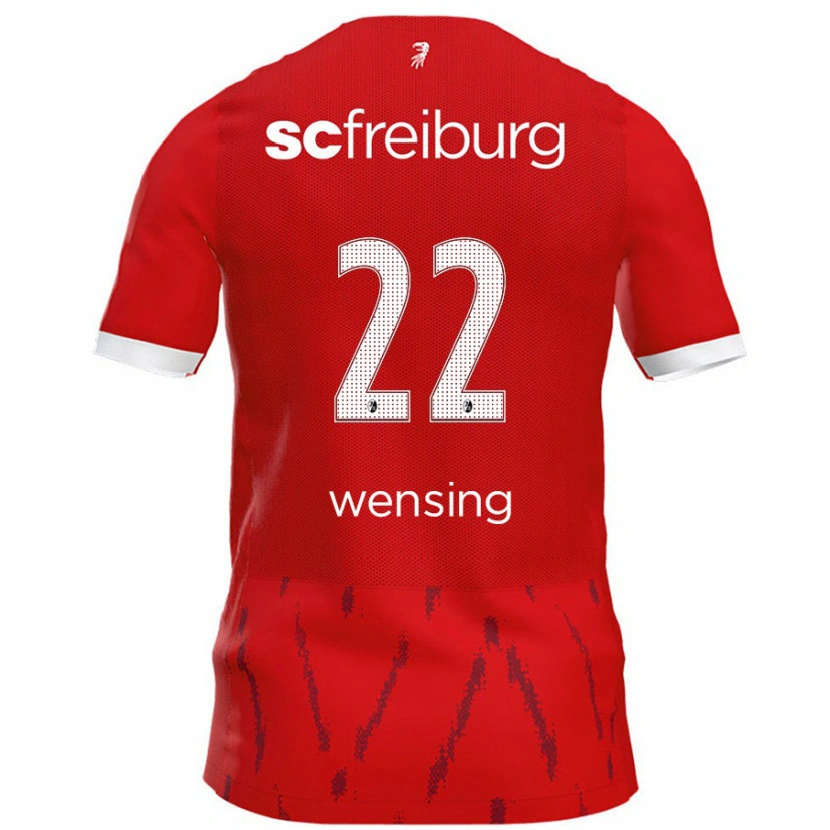 Danxen Mujer Camiseta Luisa Wensing #22 Rojo 1ª Equipación 2024/25 La Camisa