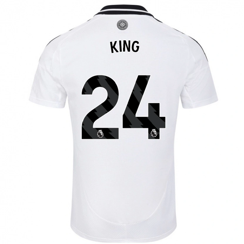 Danxen Mujer Camiseta Joshua King #24 Blanco 1ª Equipación 2024/25 La Camisa