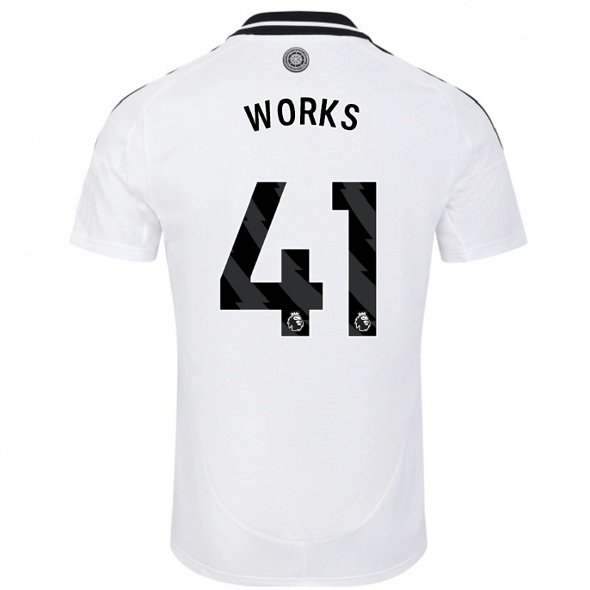 Danxen Mujer Camiseta Terrell Works #41 Blanco 1ª Equipación 2024/25 La Camisa