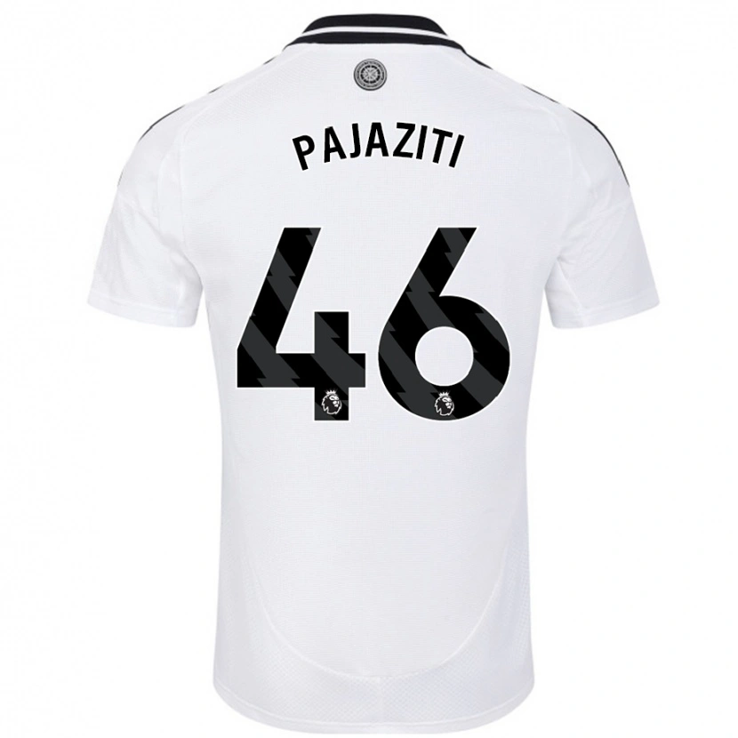 Danxen Mujer Camiseta Adrion Pajaziti #46 Blanco 1ª Equipación 2024/25 La Camisa