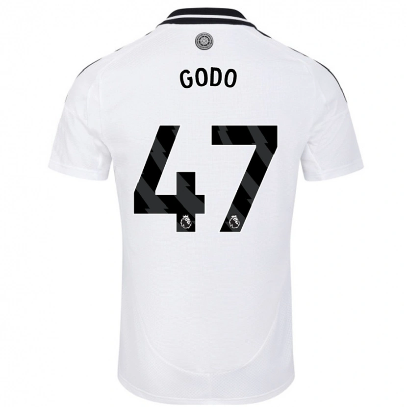 Danxen Mujer Camiseta Martial Godo #47 Blanco 1ª Equipación 2024/25 La Camisa