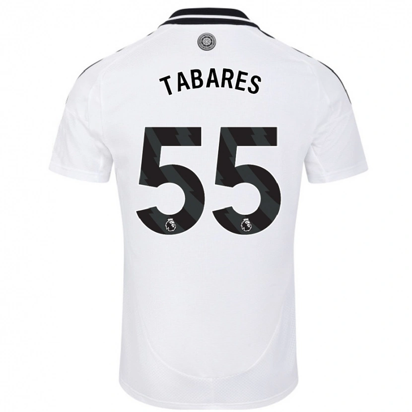 Danxen Mujer Camiseta Samuel Tabares #55 Blanco 1ª Equipación 2024/25 La Camisa