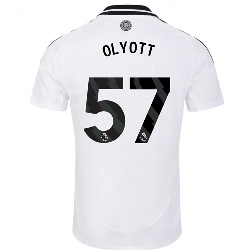 Danxen Mujer Camiseta Tom Olyott #57 Blanco 1ª Equipación 2024/25 La Camisa