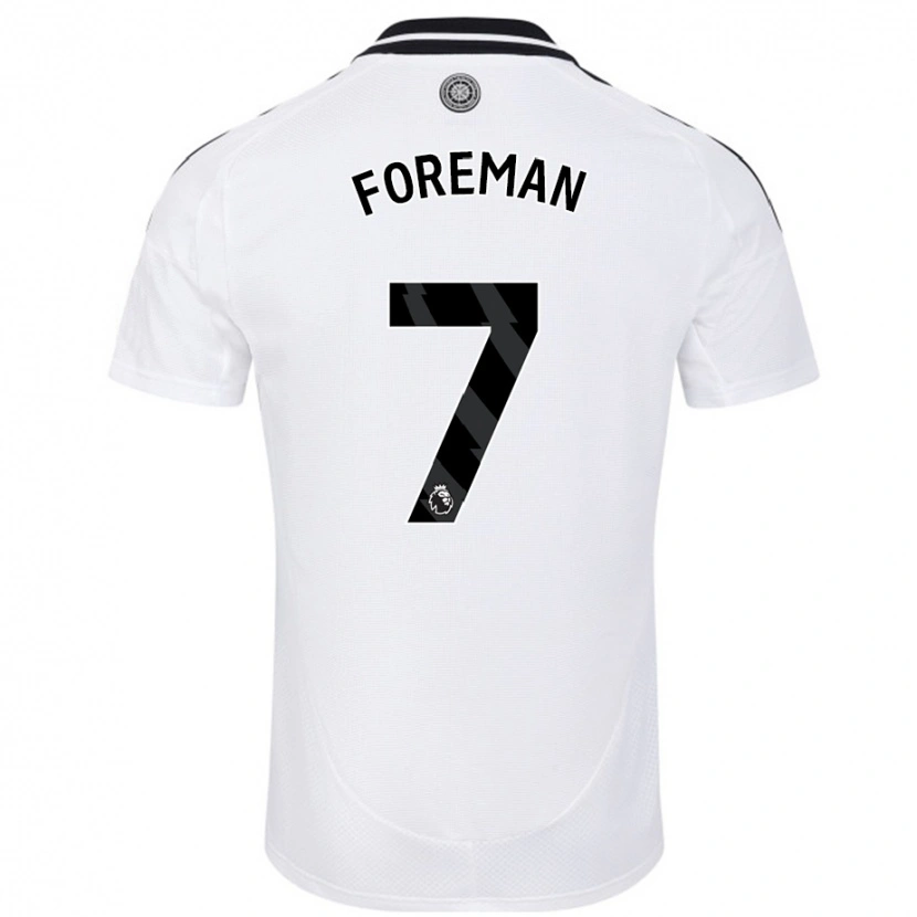 Danxen Mujer Camiseta Tia Foreman #7 Blanco 1ª Equipación 2024/25 La Camisa