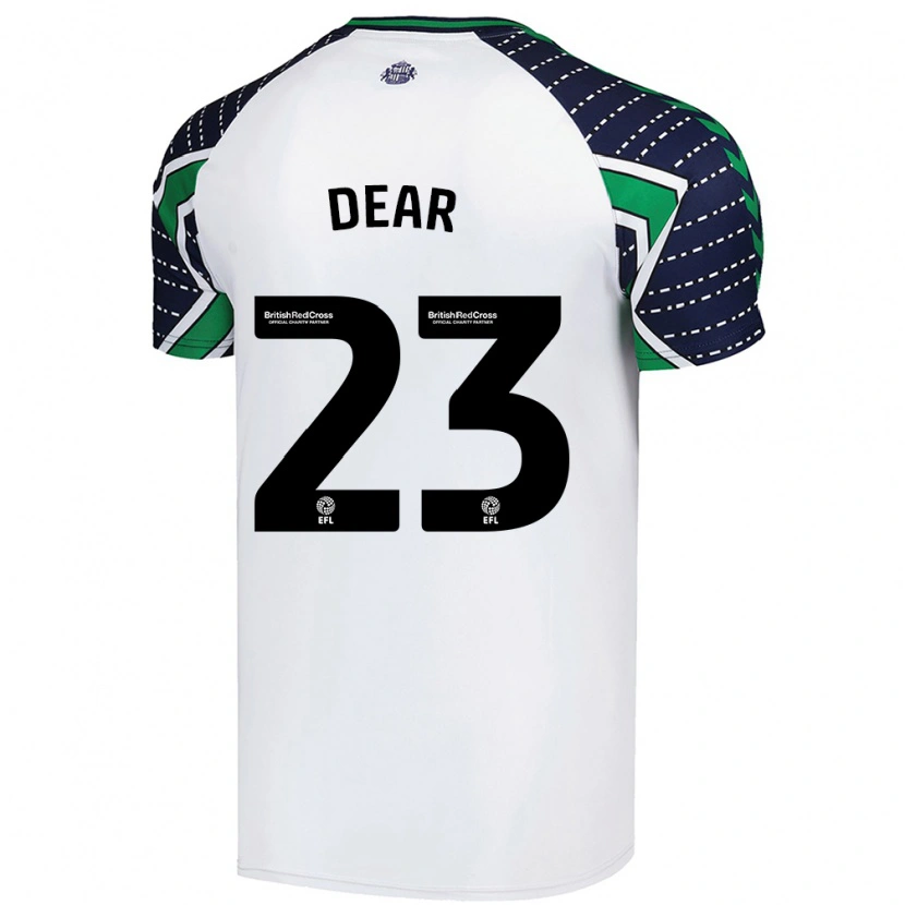 Danxen Mujer Camiseta Jenna Dear #23 Blanco 2ª Equipación 2024/25 La Camisa