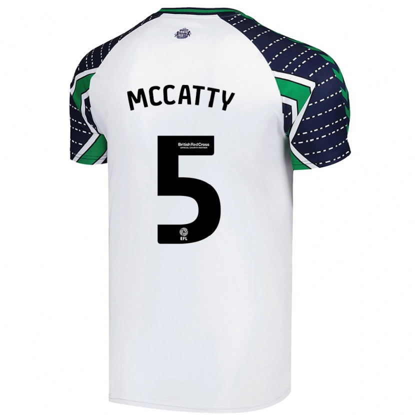 Danxen Mujer Camiseta Grace Mccatty #5 Blanco 2ª Equipación 2024/25 La Camisa