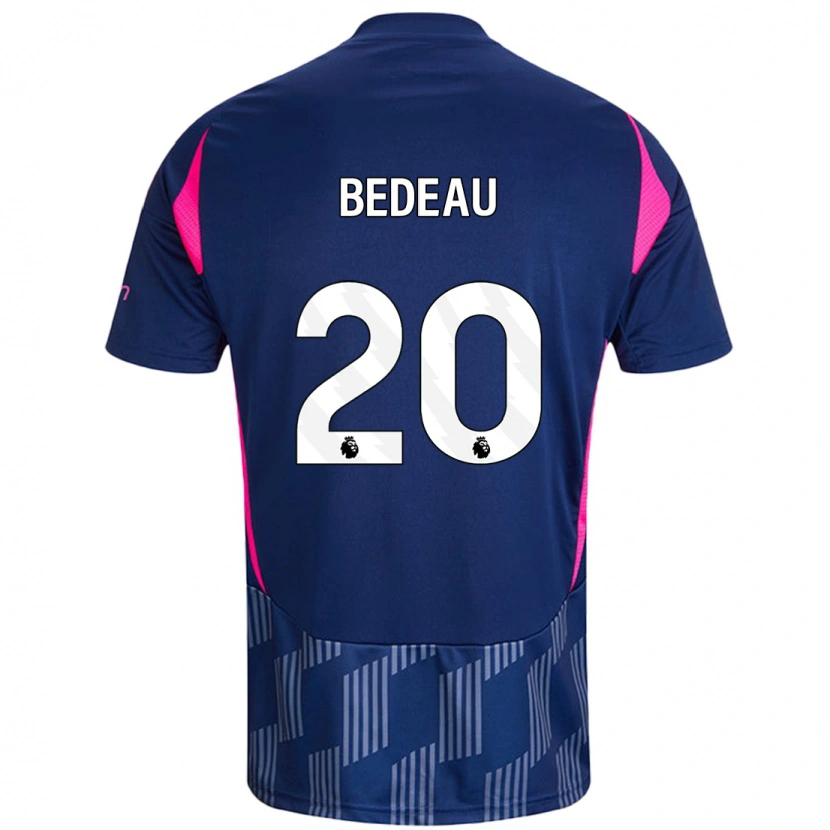 Danxen Mujer Camiseta Naomi Bedeau #20 Azul Real Rosa 2ª Equipación 2024/25 La Camisa