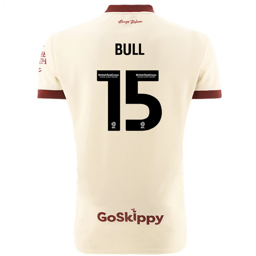 Danxen Mujer Camiseta Jasmine Bull #15 Crema Blanco 2ª Equipación 2024/25 La Camisa