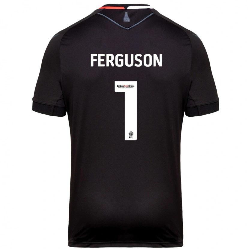 Danxen Mujer Camiseta Georgie Ferguson #1 Negro 2ª Equipación 2024/25 La Camisa