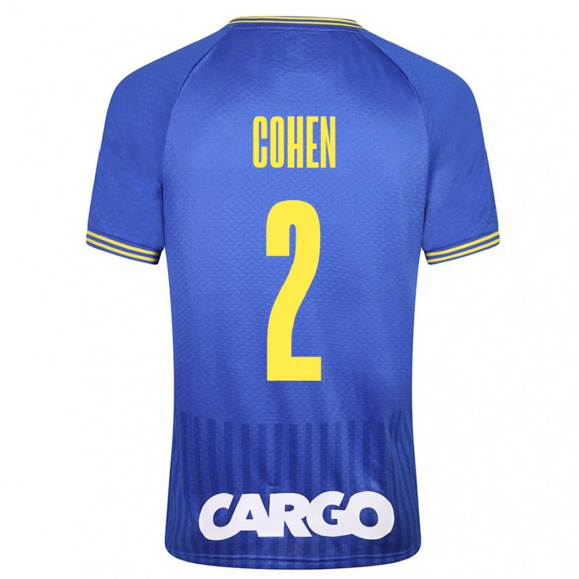 Danxen Mujer Camiseta Avishay Cohen #2 Blanco 2ª Equipación 2024/25 La Camisa