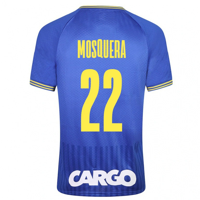 Danxen Mujer Camiseta Orlando Mosquera #22 Blanco 2ª Equipación 2024/25 La Camisa