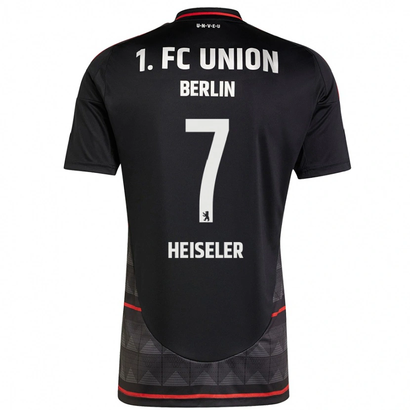 Danxen Mujer Camiseta Lisa Heiseler #7 Negro 2ª Equipación 2024/25 La Camisa