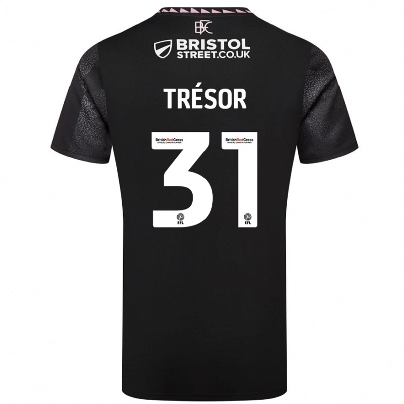 Danxen Mujer Camiseta Mike Trésor #31 Negro 2ª Equipación 2024/25 La Camisa