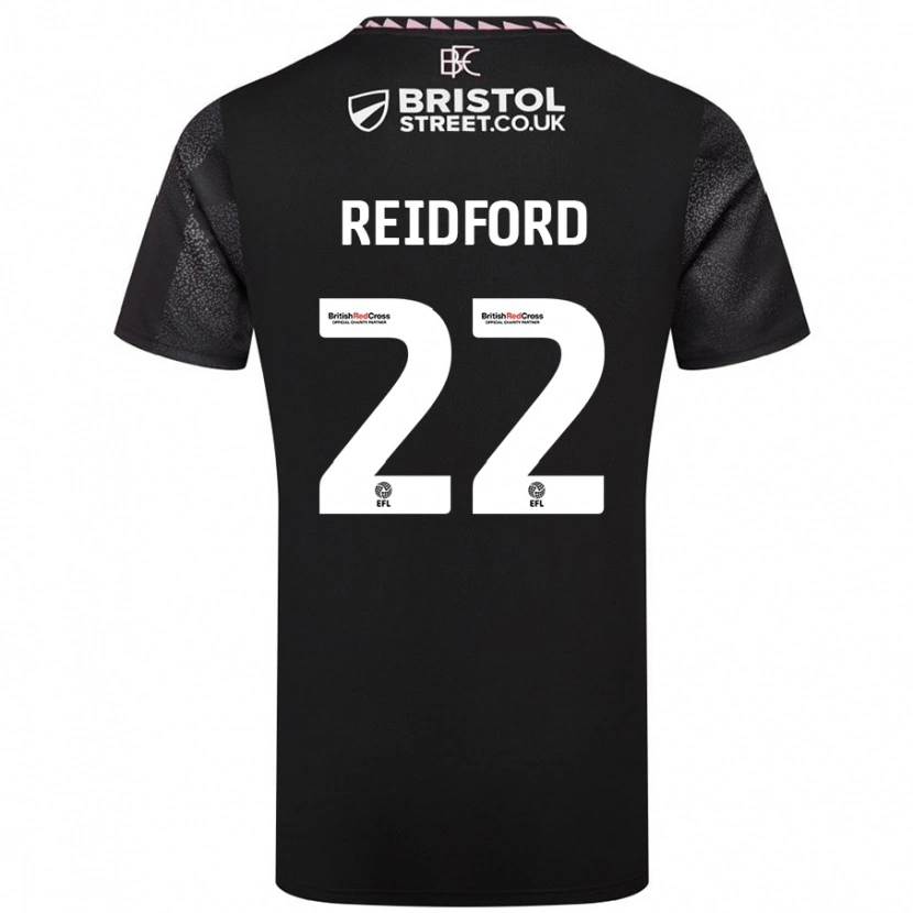 Danxen Mujer Camiseta Isabella Reidford #22 Negro 2ª Equipación 2024/25 La Camisa