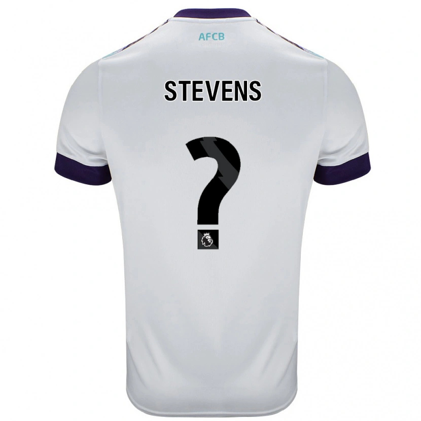 Danxen Mujer Camiseta Charlie Stevens #0 Blanco Verde Púrpura 2ª Equipación 2024/25 La Camisa