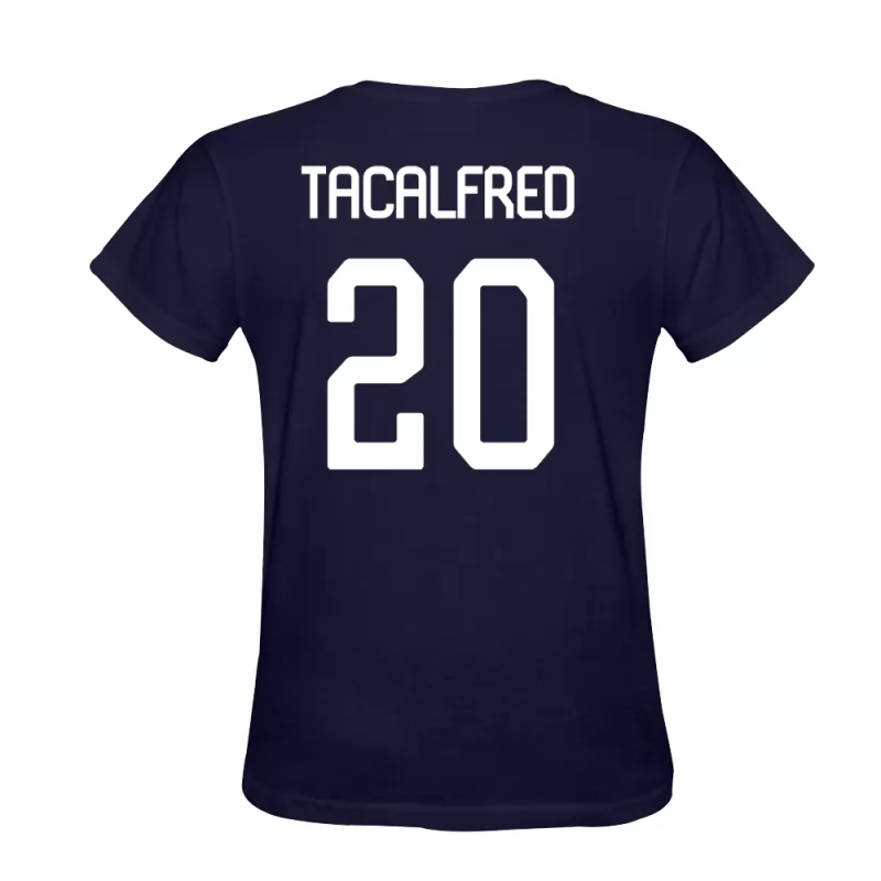 Hombre Mickael Tacalfred #20 Azul Oscuro Diseño De Camiseta La Camisa