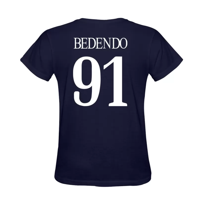 Hombre Angelo Bedendo #91 Azul Oscuro Diseño De Camiseta La Camisa