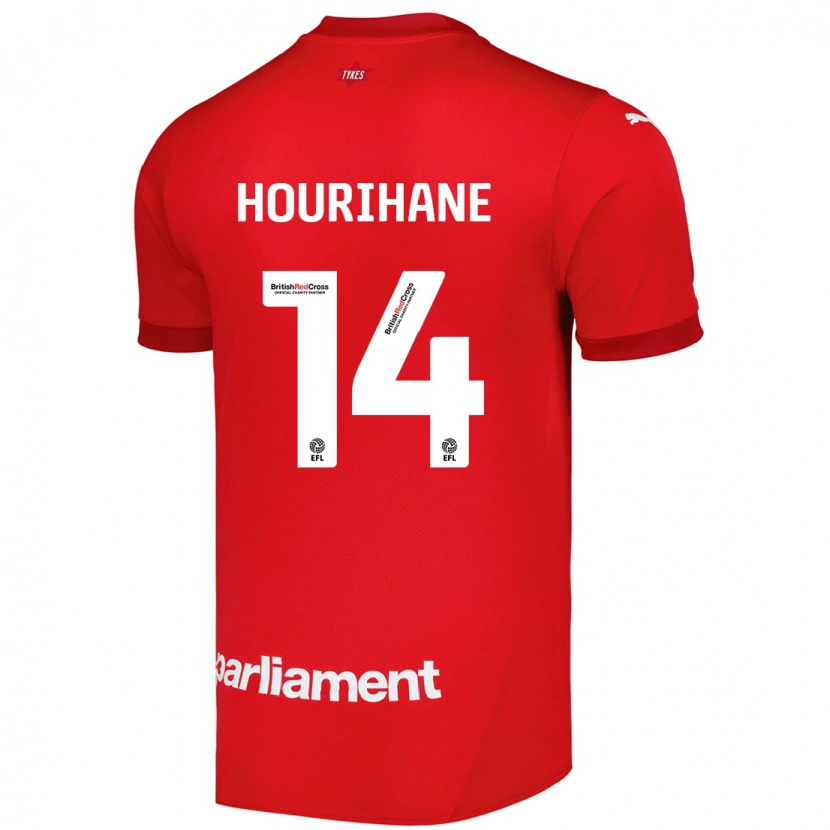 Danxen Niño Camiseta Conor Hourihane #14 Rojo 1ª Equipación 2024/25 La Camisa