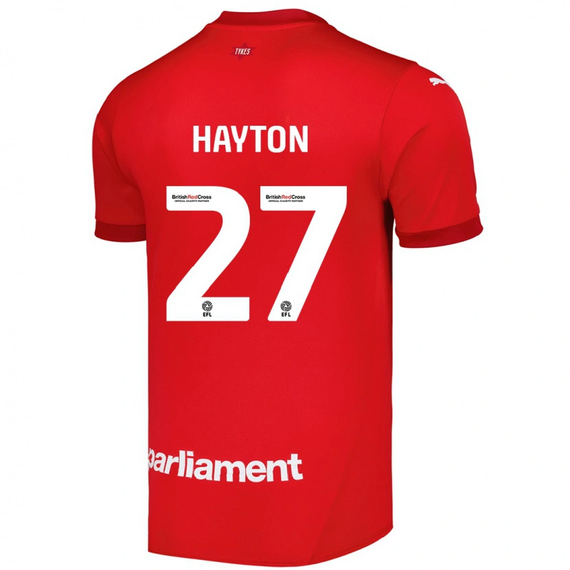 Danxen Niño Camiseta Adam Hayton #27 Rojo 1ª Equipación 2024/25 La Camisa