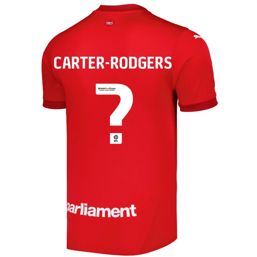 Danxen Niño Camiseta Trent Carter-Rodgers #0 Rojo 1ª Equipación 2024/25 La Camisa