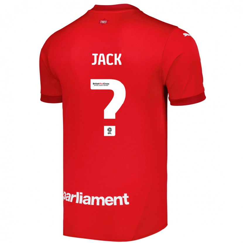 Danxen Niño Camiseta Jack Woodcock #0 Rojo 1ª Equipación 2024/25 La Camisa