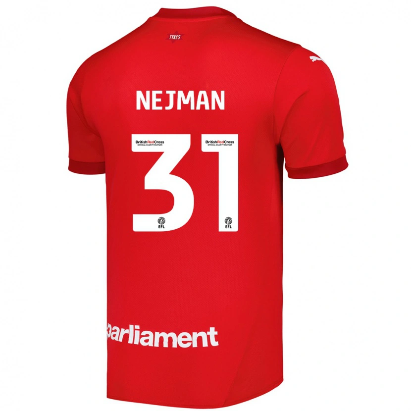 Danxen Niño Camiseta Harrison Nejman #31 Rojo 1ª Equipación 2024/25 La Camisa