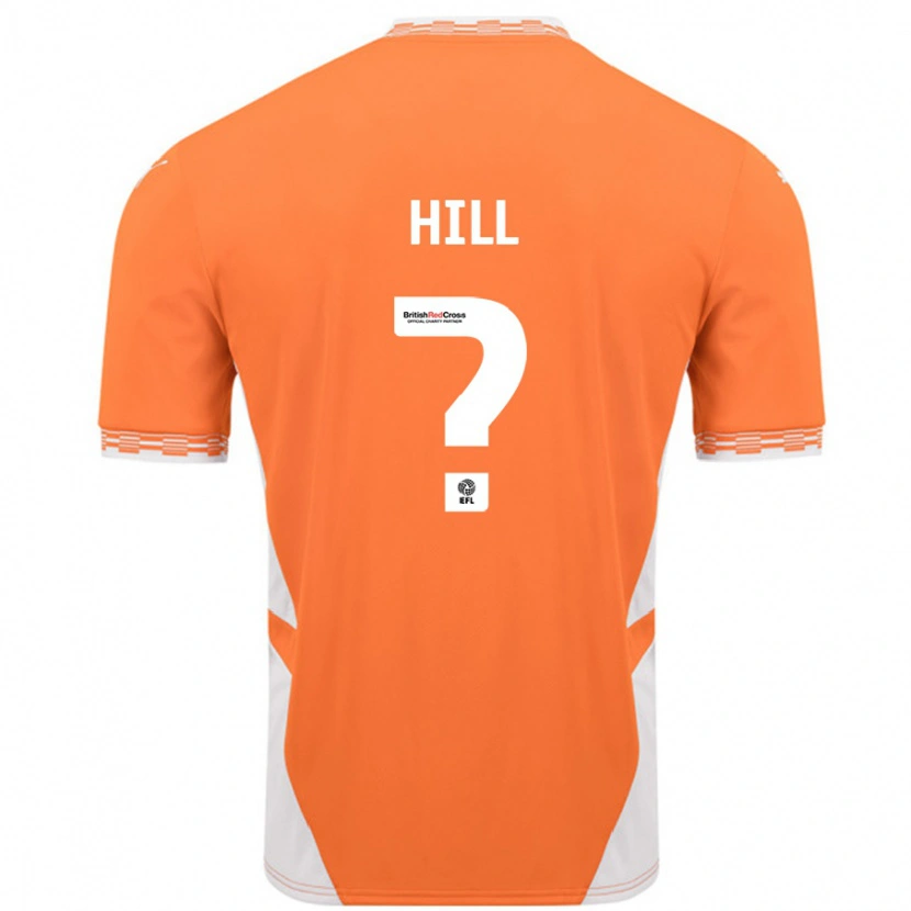 Danxen Niño Camiseta Tyler Hill #0 Naranja Blanco 1ª Equipación 2024/25 La Camisa