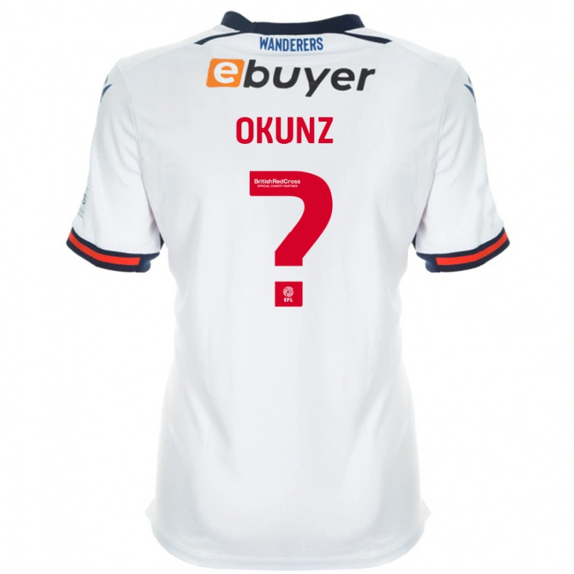 Danxen Niño Camiseta Danny Okunz #0 Blanco 1ª Equipación 2024/25 La Camisa